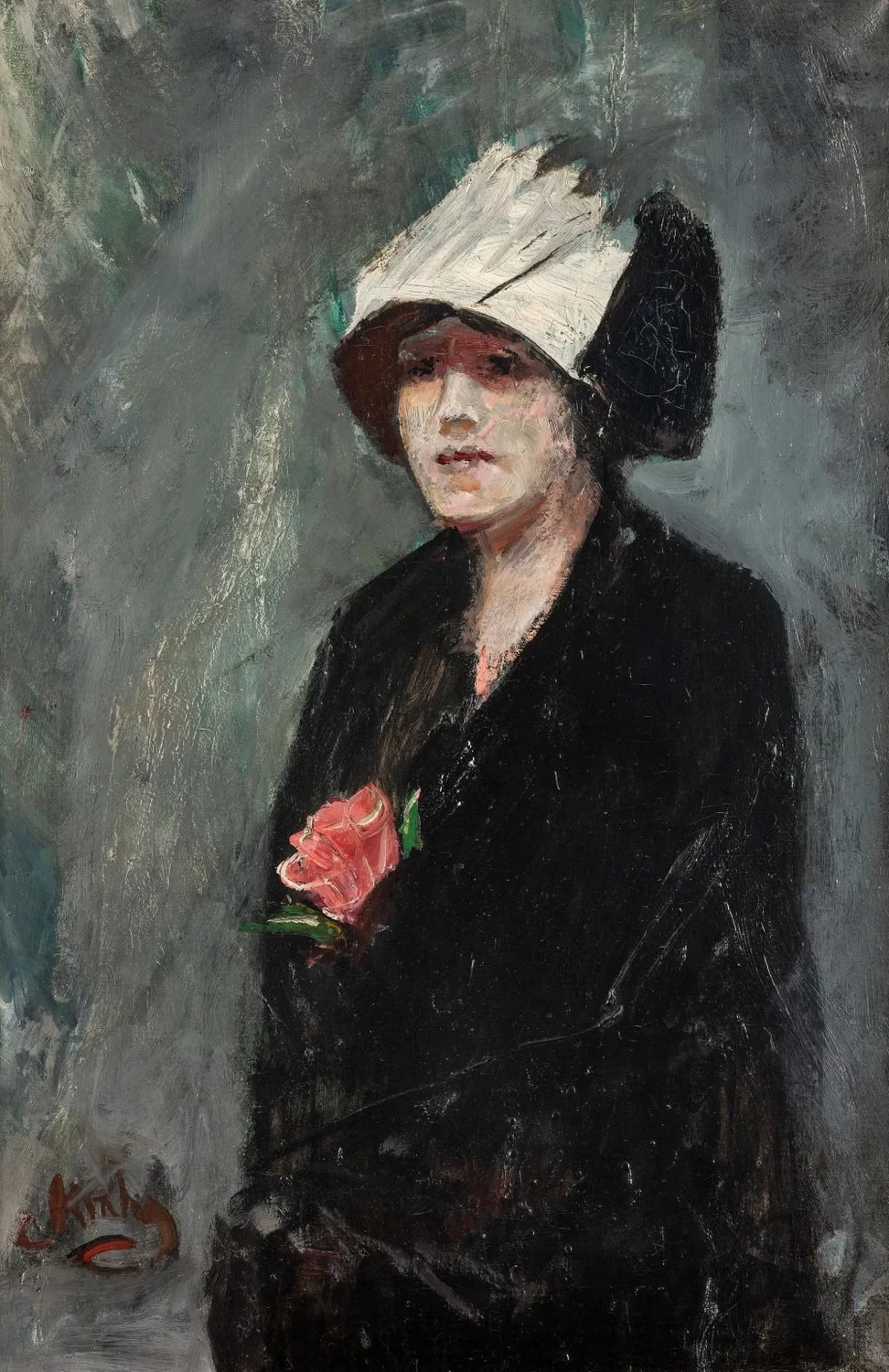 Donna con cappello 1